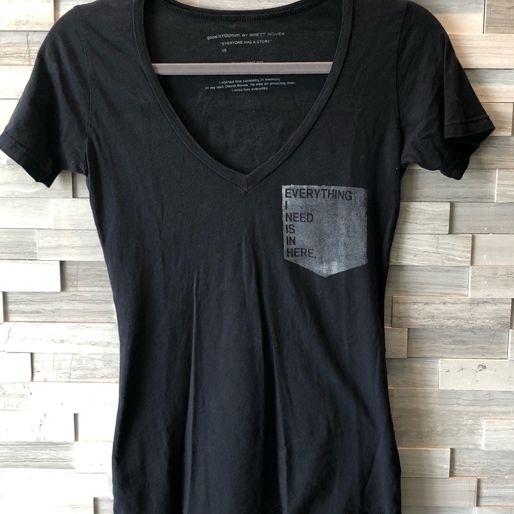 Good hYOUman Navy T-Shirt
